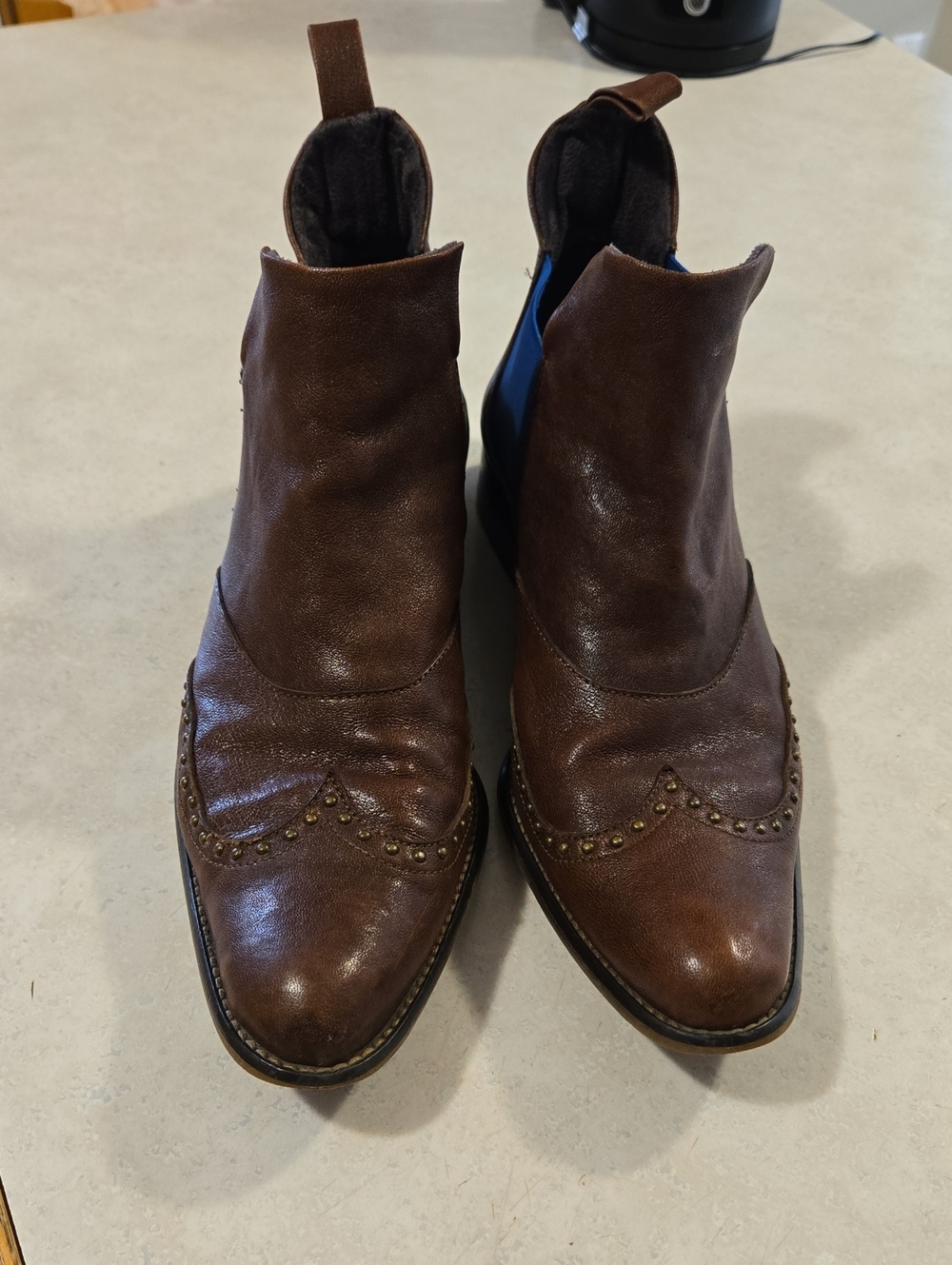 John Fluevog "Picnic" Chelsea Boots Size 10